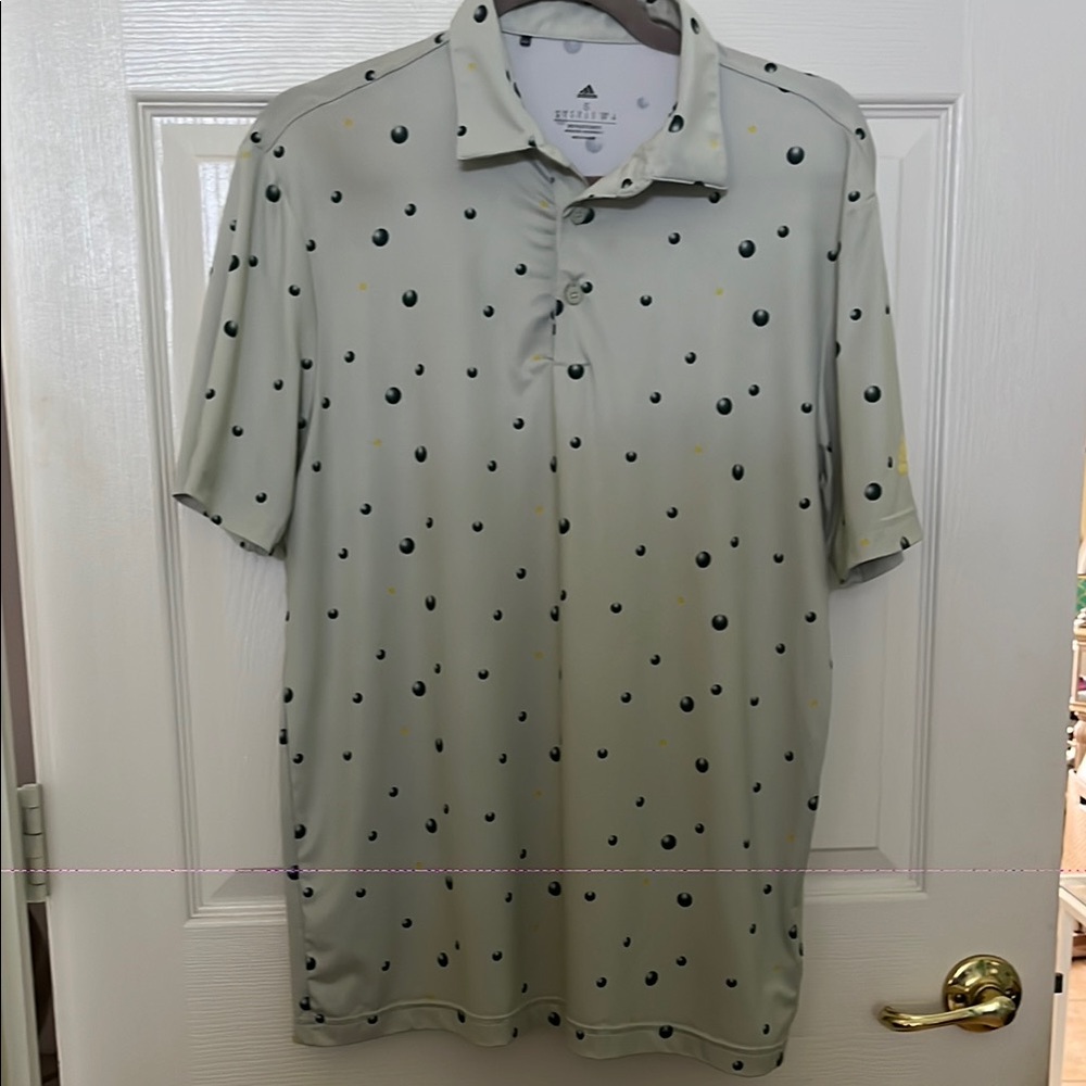 Adidas Green Polo Shirt with Breathable Fabric